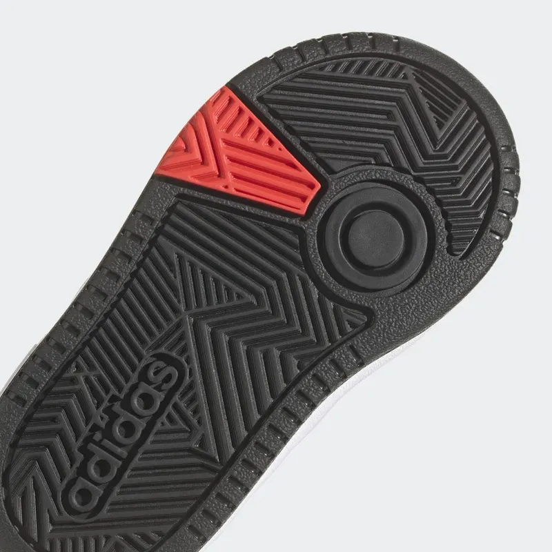 adidas Hoops Cloud White / Core Black / Bright Red (H03860)
