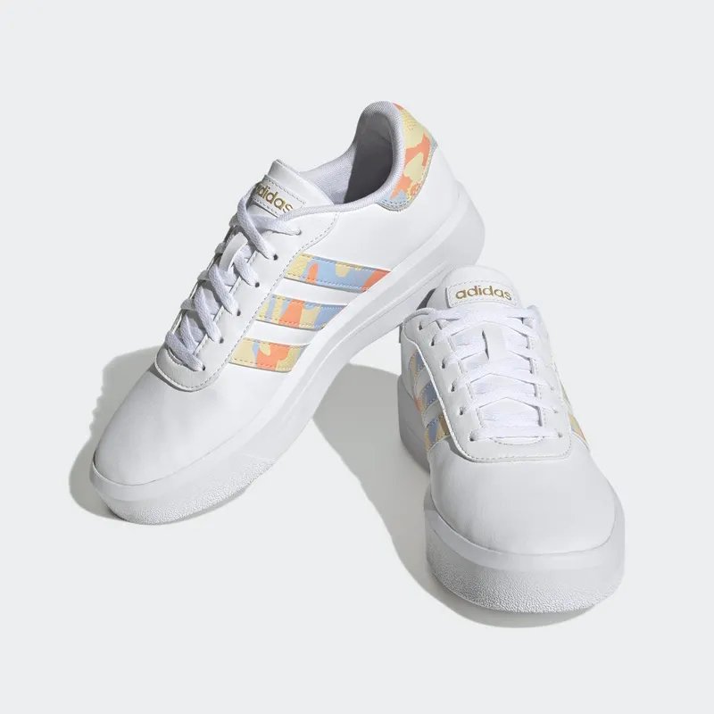 adidas Court Platform Cloud White / Cloud White / Blue Dawn (H06298)