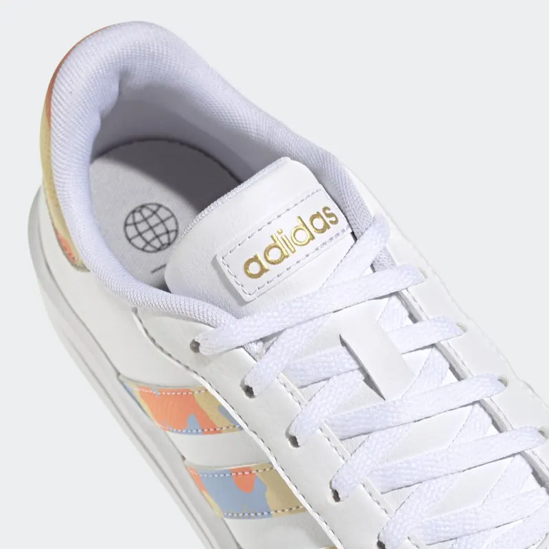 adidas Court Platform Cloud White / Cloud White / Blue Dawn (H06298)