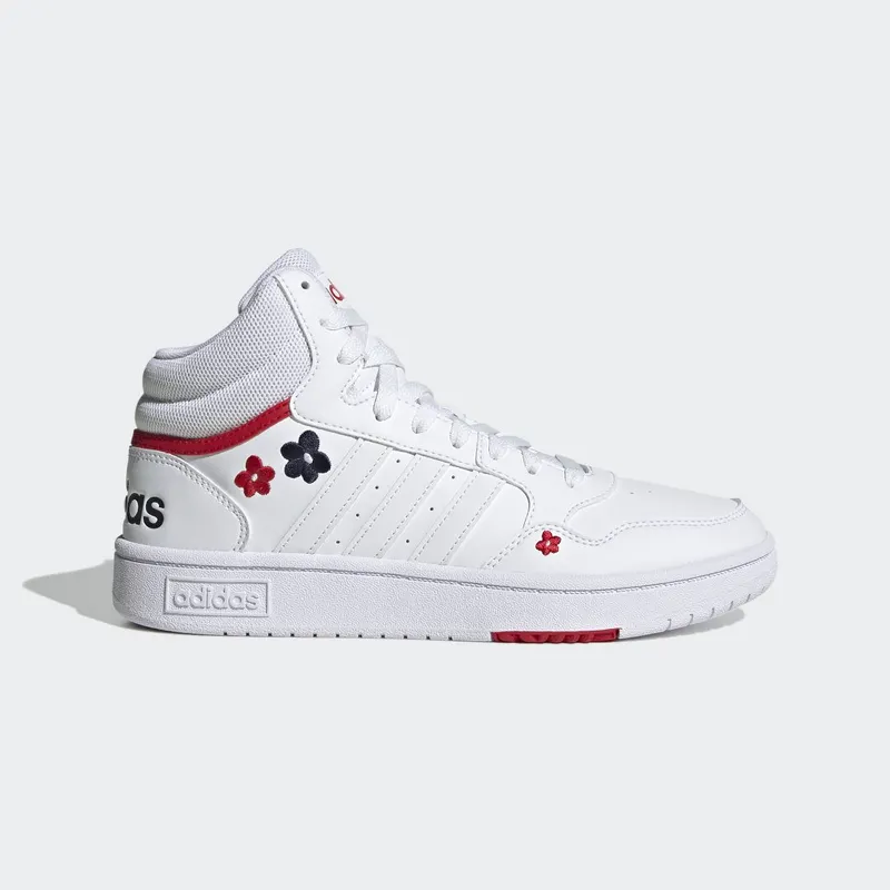 adidas Hoops 3.0 Lifestyle Basketball Mid Classic Cloud White / Cloud White / Cloud White (HP7962)