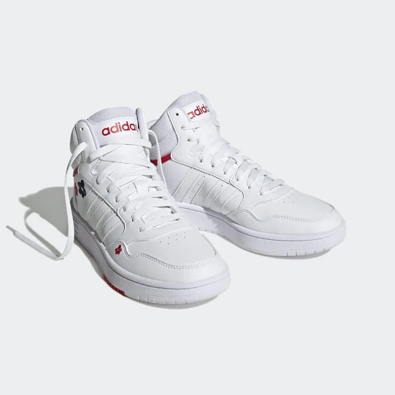 adidas Hoops 3.0 Lifestyle Basketball Mid Classic Cloud White / Cloud White / Cloud White (HP7962)
