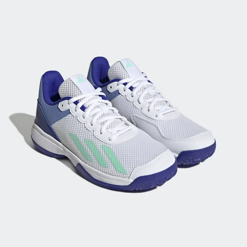 adidas Courtflash Tennis Cloud White / Pulse Mint / Lucid Blue (HP9715)