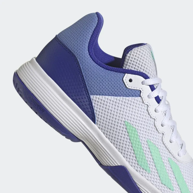 adidas Courtflash Tennis Cloud White / Pulse Mint / Lucid Blue (HP9715)