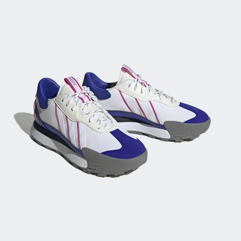 adidas Futro Mixr Cloud White / Light Blue / Lucid Fuchsia (HQ4574)