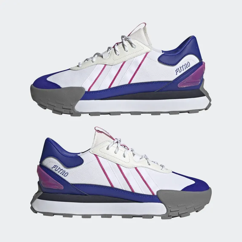 adidas Futro Mixr Cloud White / Light Blue / Lucid Fuchsia (HQ4574)