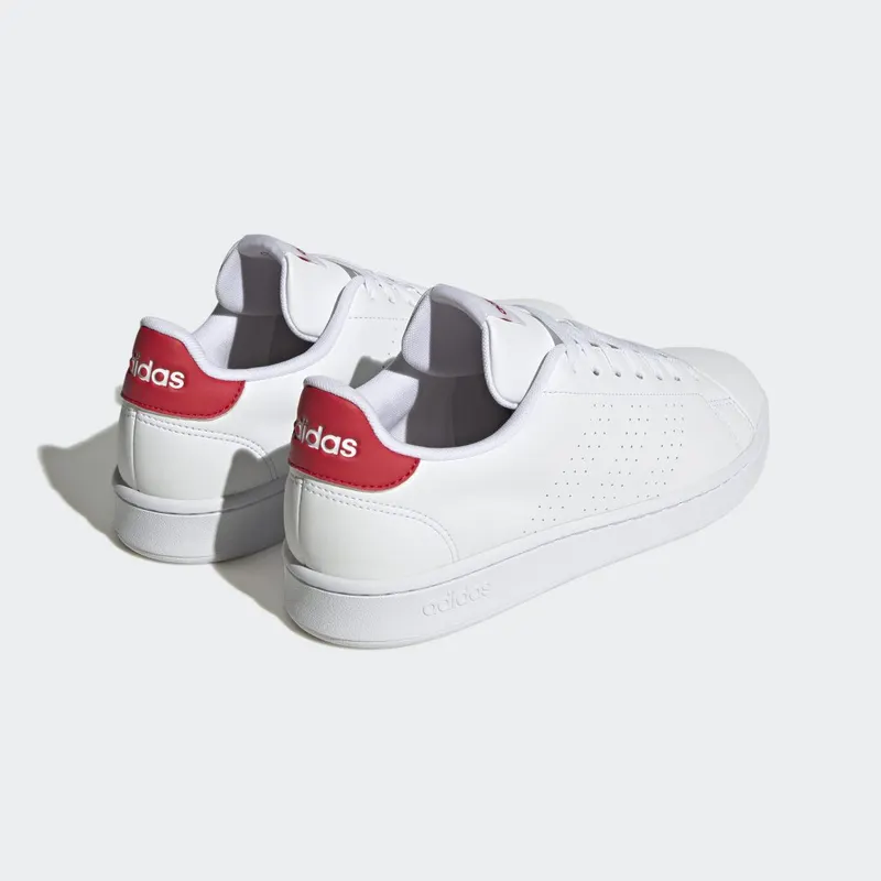 adidas Advantage Cloud White / Cloud White / Better Scarlet (HR0235)