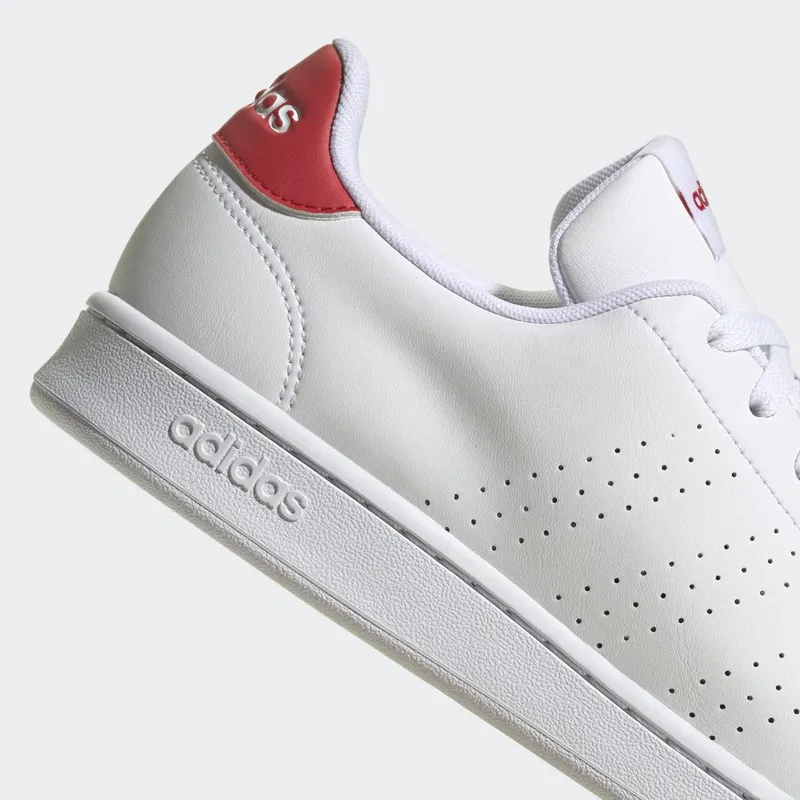 adidas Advantage Cloud White / Cloud White / Better Scarlet (HR0235)