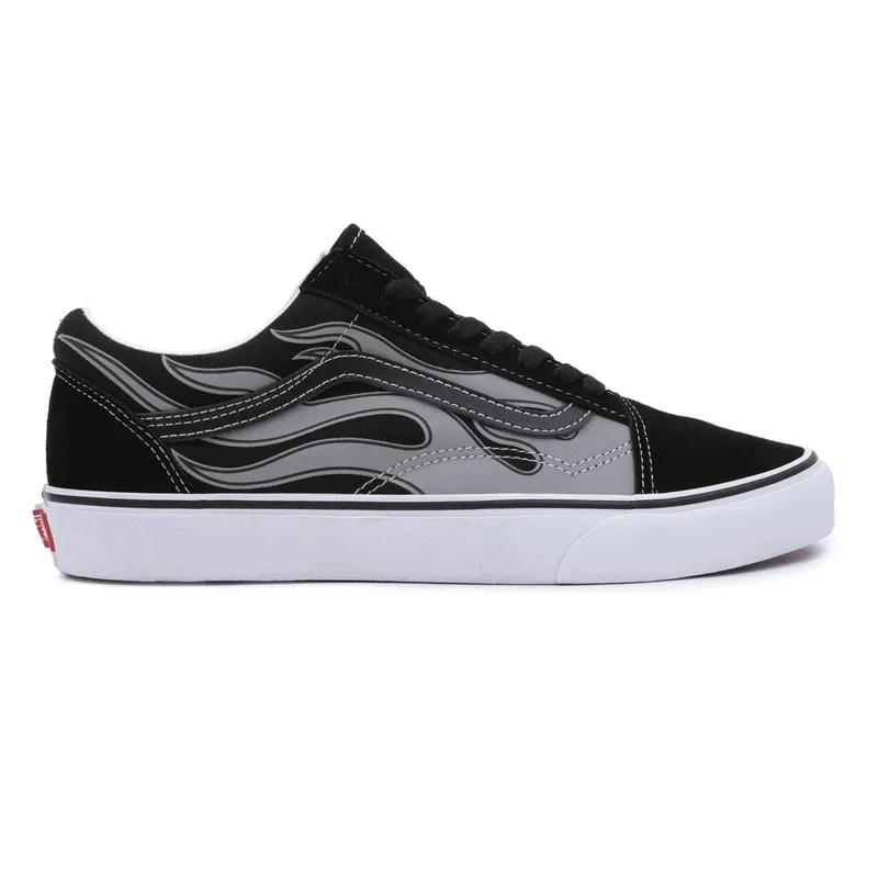 VANS Reflective Flame Old Skool Zwart (VN0005UFBMA)