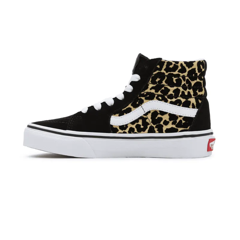 VANS Flocked Leopard Sk8-hi Kinderschoenen Zwart (VN000D5FABS)