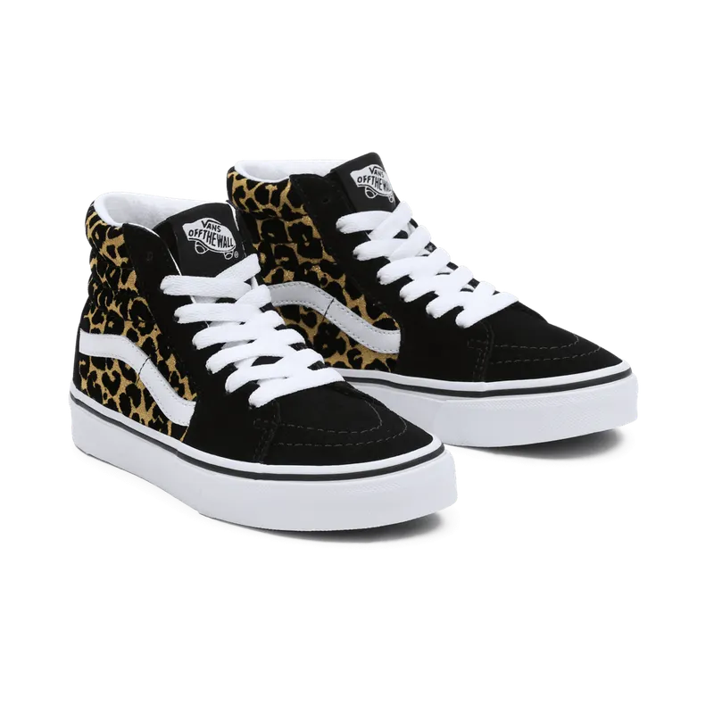 VANS Flocked Leopard Sk8-hi Kinderschoenen Zwart (VN000D5FABS)