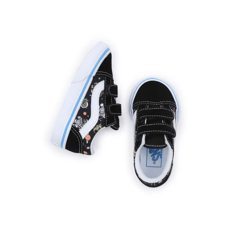 VANS Glow Cosmic Zoo Old Skool Met Klittenbandsluiting Zwart (VN0A38JNY61)