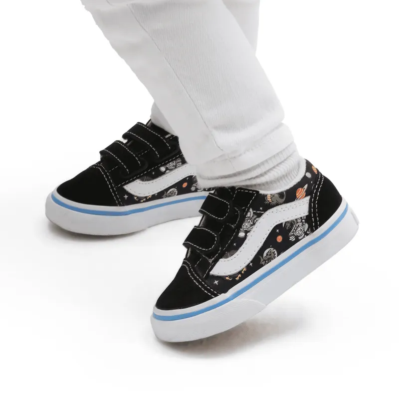 VANS Glow Cosmic Zoo Old Skool Met Klittenbandsluiting Zwart (VN0A38JNY61)