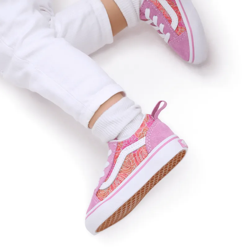 VANS Rose Camo Old Skool Met Elastische Veters Roze (VN0A4TZOPT5)