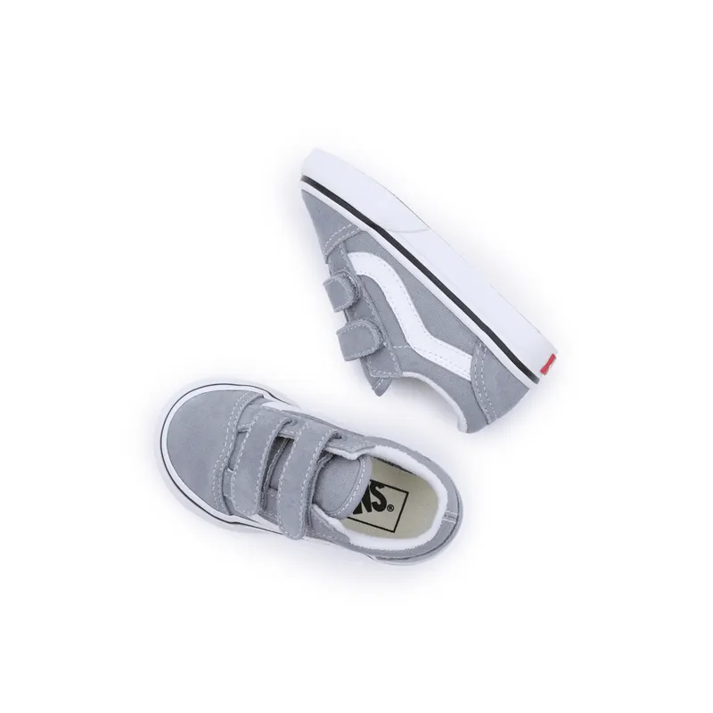VANS Old Skool Met Klittenband Grijs (VN0A4VJJBM7)