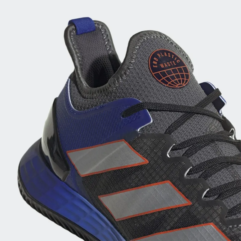 adidas adizero Ubersonic 4 Clay Court Tennis Grey Six / Silver Metallic / Solar Red (HQ5929)