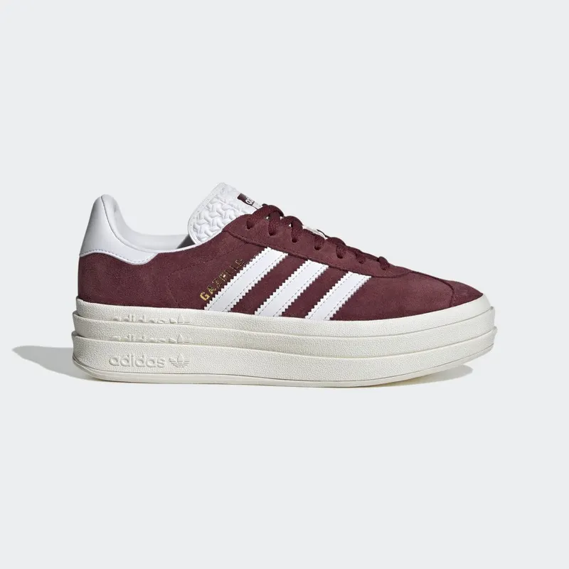 adidas Gazelle Bold Shadow Red / Cloud White / Core White (HQ6892)