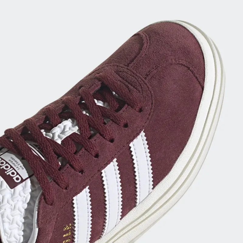 adidas Gazelle Bold Shadow Red / Cloud White / Core White (HQ6892)