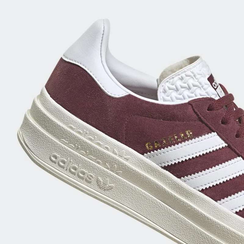adidas Gazelle Bold Shadow Red / Cloud White / Core White (HQ6892)