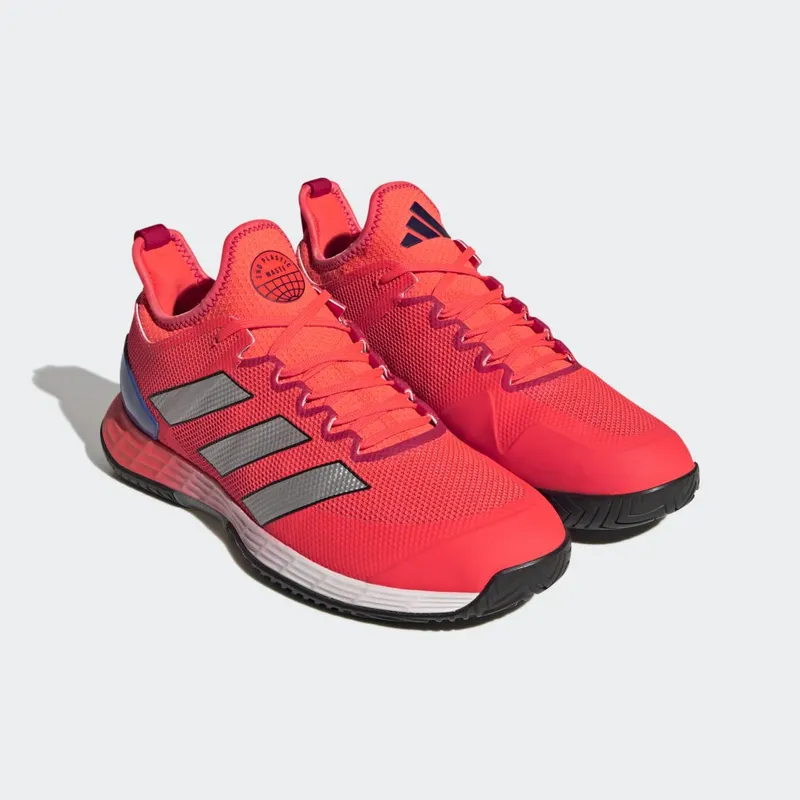 adidas adizero Ubersonic 4 Tennis Solar Red / Silver Metallic / Lucid Blue (HQ8379)