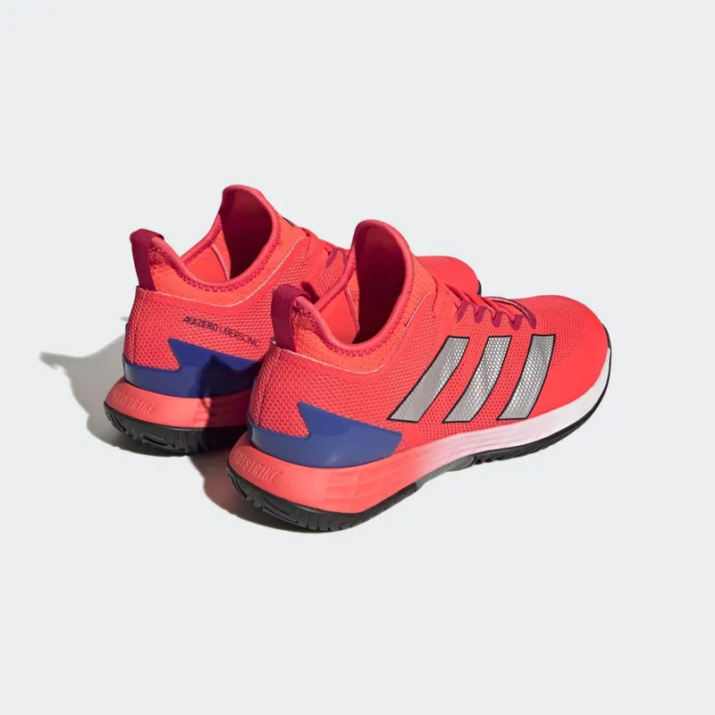 adidas adizero Ubersonic 4 Tennis Solar Red / Silver Metallic / Lucid Blue (HQ8379)