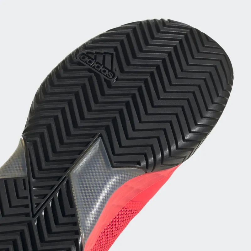 adidas adizero Ubersonic 4 Tennis Solar Red / Silver Metallic / Lucid Blue (HQ8379)