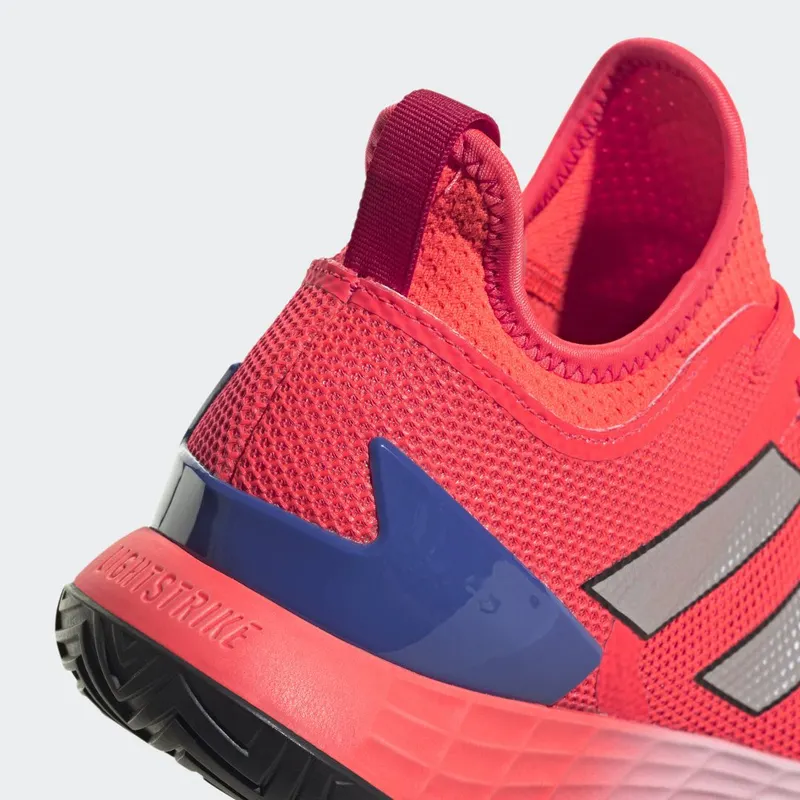 adidas adizero Ubersonic 4 Tennis Solar Red / Silver Metallic / Lucid Blue (HQ8379)