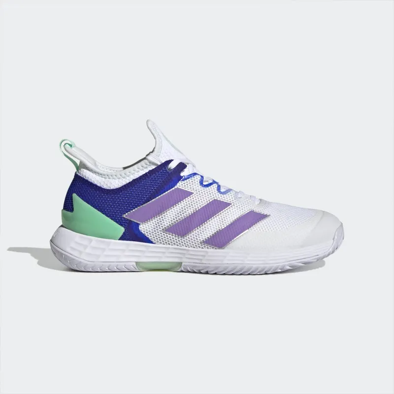 adidas adizero Ubersonic 4 Tennis Cloud White / Violet Fusion / Silver Metallic (HQ8390)