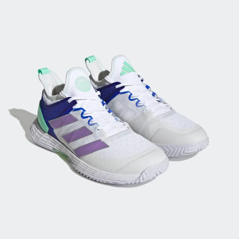 adidas adizero Ubersonic 4 Tennis Cloud White / Violet Fusion / Silver Metallic (HQ8390)