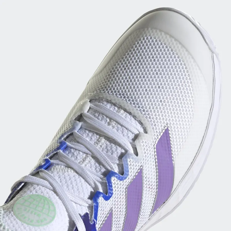 adidas adizero Ubersonic 4 Tennis Cloud White / Violet Fusion / Silver Metallic (HQ8390)