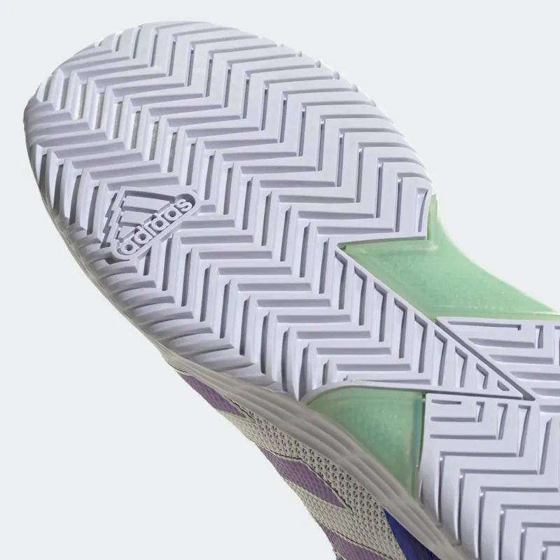 adidas adizero Ubersonic 4 Tennis Cloud White / Violet Fusion / Silver Metallic (HQ8390)