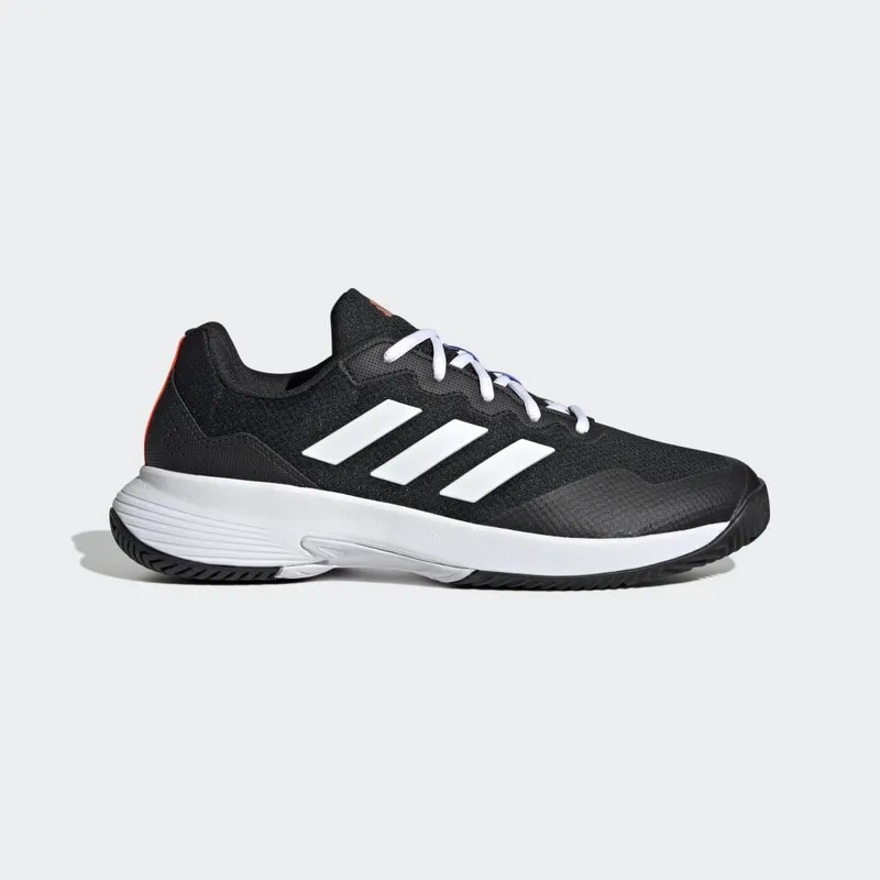 adidas Gamecourt 2.0 Tennisschoenen Core Black / Cloud White / Solar Red (HQ8478)