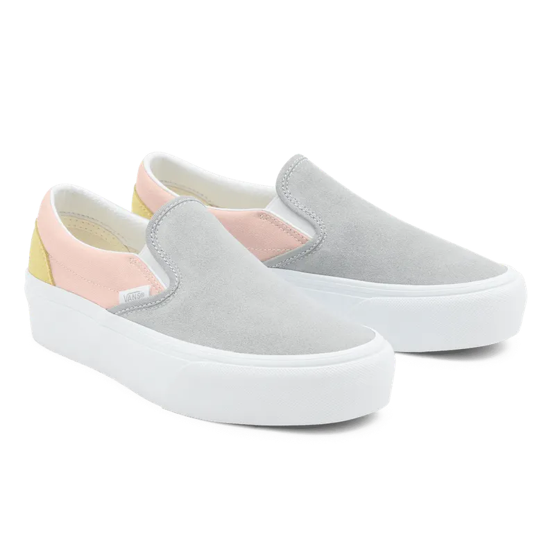 VANS Colour Block Classic Slip-on Platform Multicolour (VN0A3JEZ8OJ)