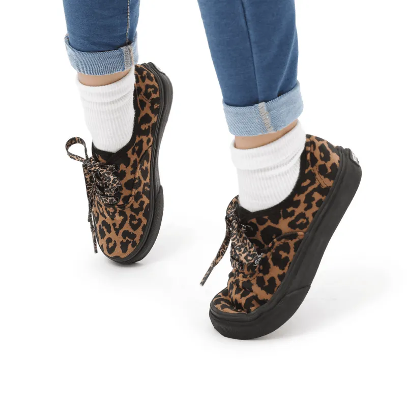 VANS Leopard Fur Authentic Kinderschoenen Zwart (VN0A3UIV99F)