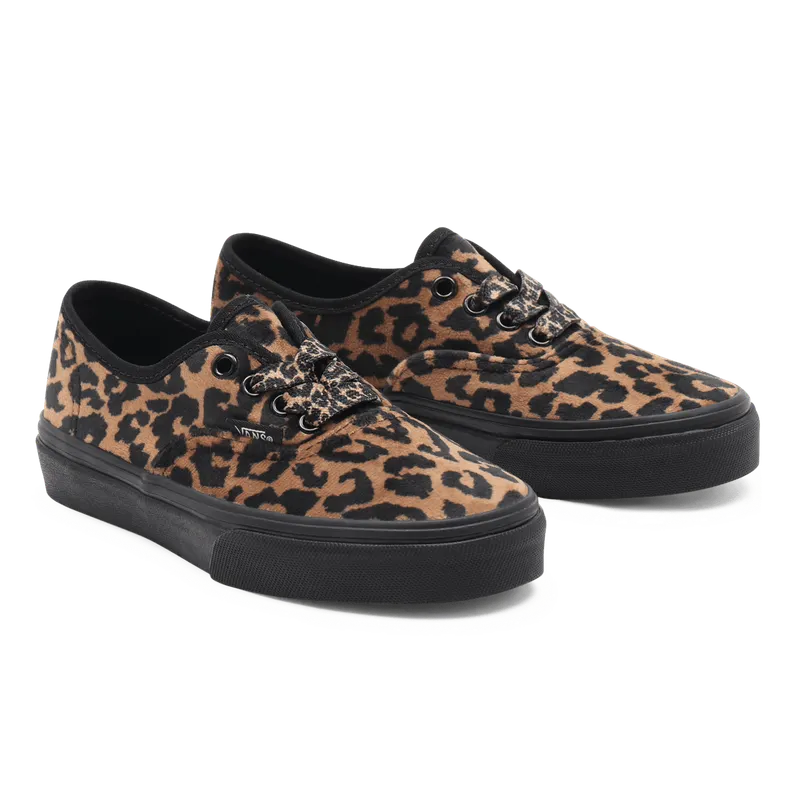 VANS Leopard Fur Authentic Kinderschoenen Zwart (VN0A3UIV99F)