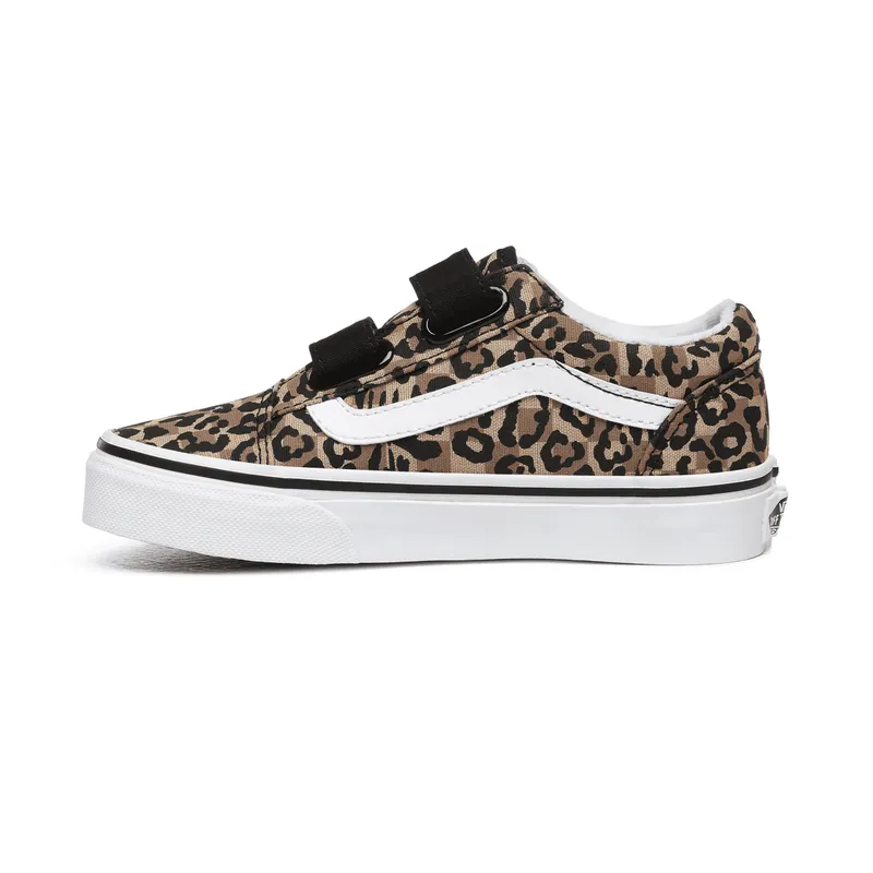 VANS Animal Checkerboard Old Skool V Kinderschoenen Bruin (VN0A4UI1WKA)
