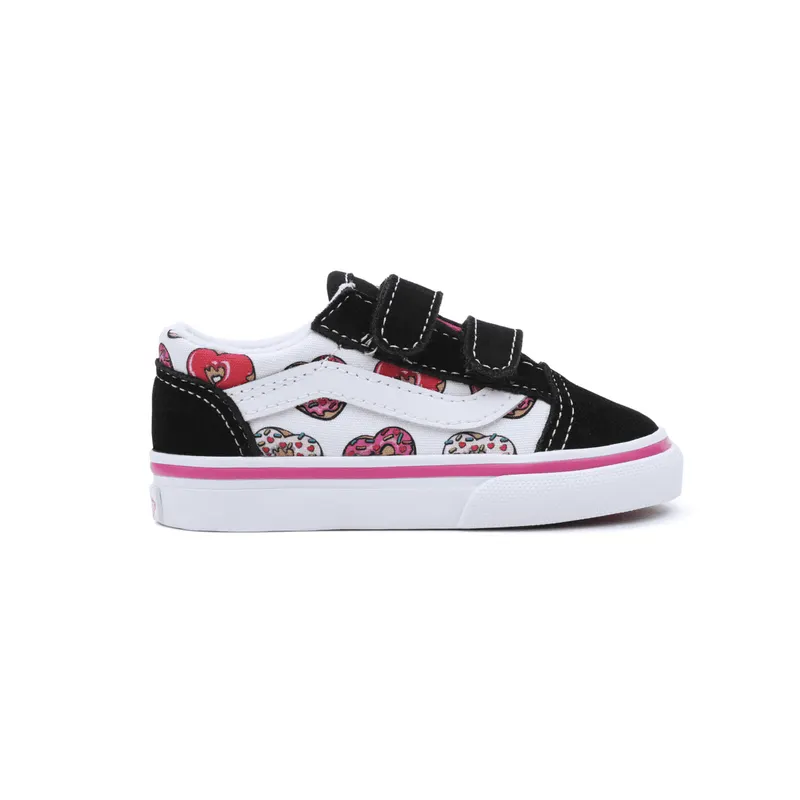 VANS Love Vans Old Skool Met Klittenband Zwart (VN0A4VJJB9P)