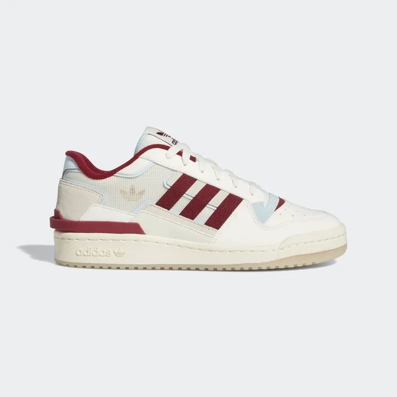 adidas Forum Exhibit Low Off White / Collegiate Burgundy / Cream White (GW4358)