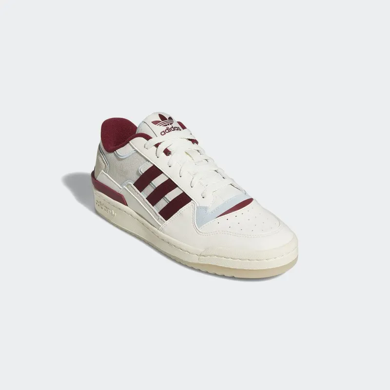 adidas Forum Exhibit Low Off White / Collegiate Burgundy / Cream White (GW4358)