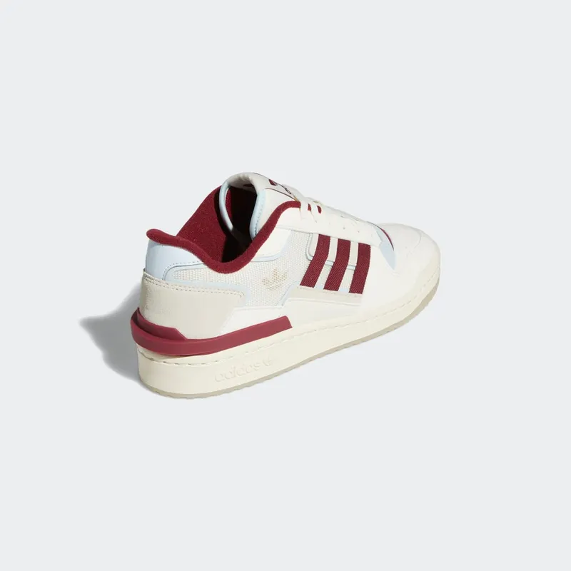 adidas Forum Exhibit Low Off White / Collegiate Burgundy / Cream White (GW4358)