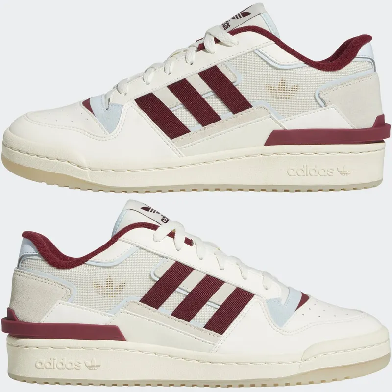 adidas Forum Exhibit Low Off White / Collegiate Burgundy / Cream White (GW4358)