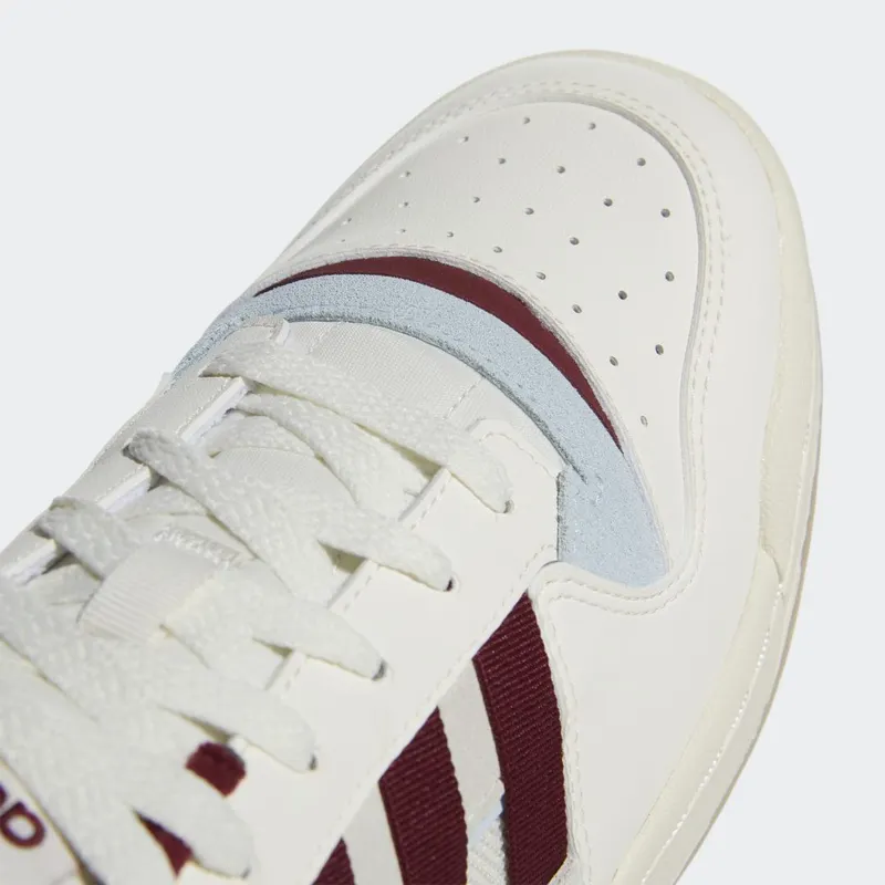 adidas Forum Exhibit Low Off White / Collegiate Burgundy / Cream White (GW4358)