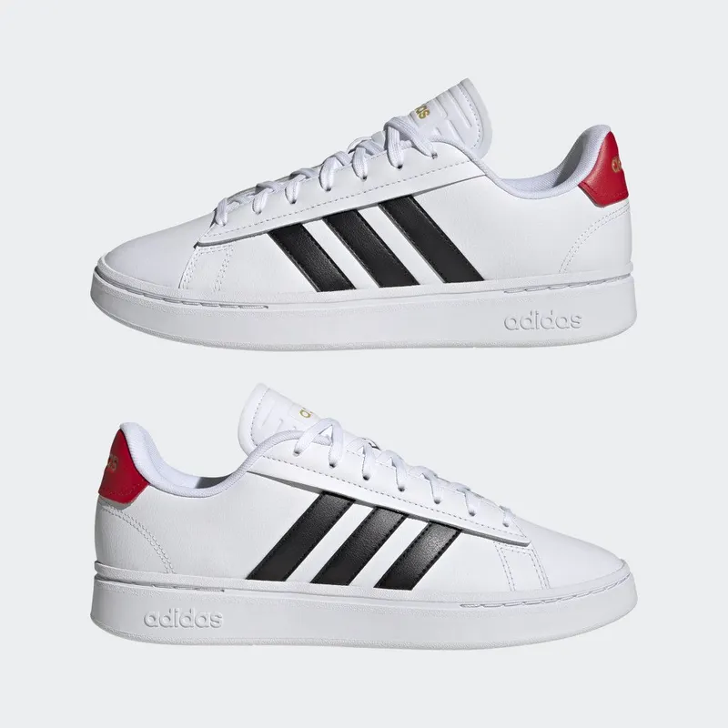 adidas Grand Court Alpha Cloud White / Core Black / Better Scarlet (H06106)