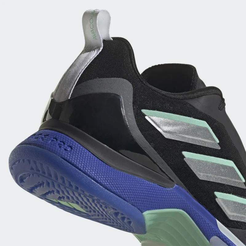 adidas AVACOURT SCHOENEN Core Black / Silver Metallic / Lucid Blue (HQ8402)