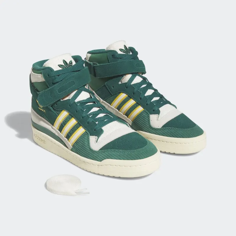 adidas Forum 84 Hi Collegiate Green / Cream White / Bold Gold (FZ6301)