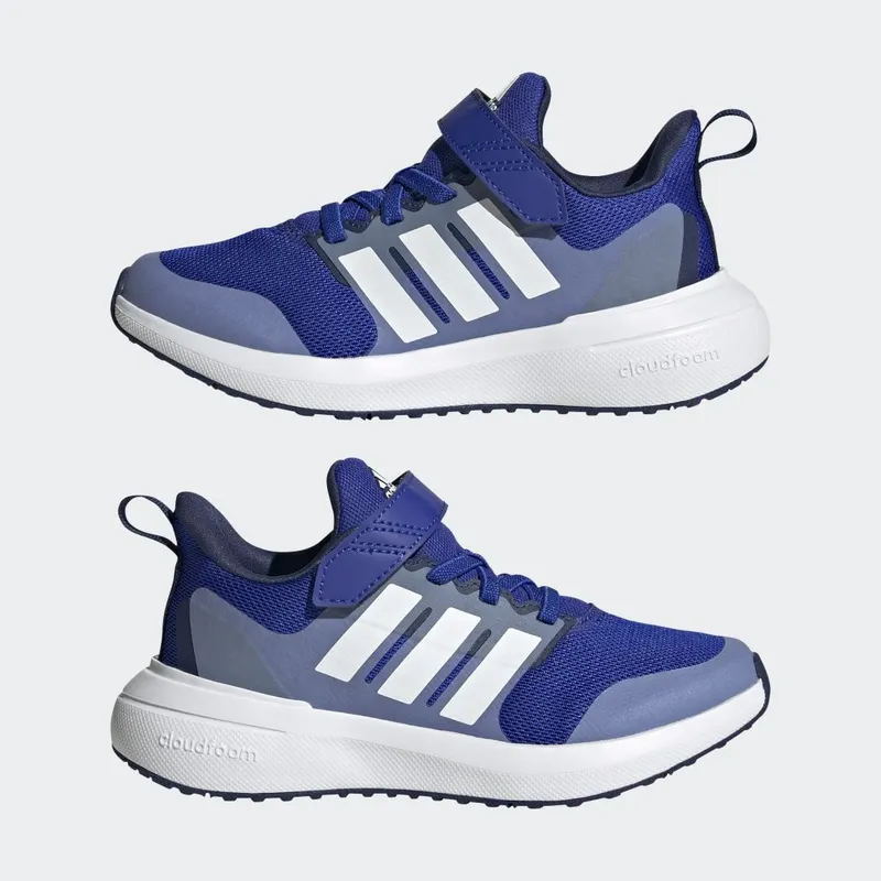 adidas Fortarun 2.0 Cloudfoam Sport Running met Elastische Veters en Klittenband Lucid Blue / Cloud White / Blue Fusion (HP5452)