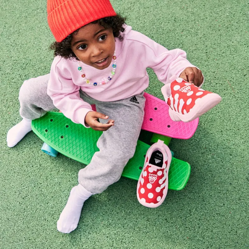 adidas Disney MONOFIT Trainer Lifestyle Slip-on Better Scarlet / Cloud White / Clear Pink (HP7772)