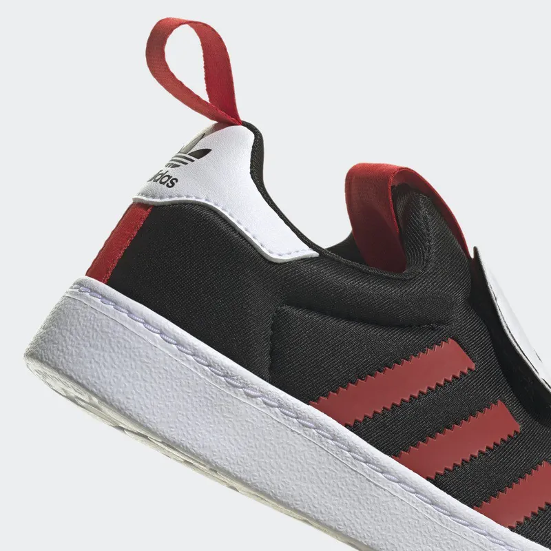 adidas Superstar 360 Core Black / Vivid Red / Cloud White (HQ4093)