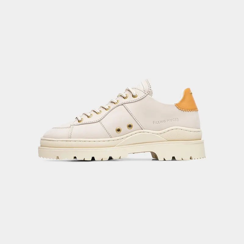 Filling Pieces Court Serrated Off White