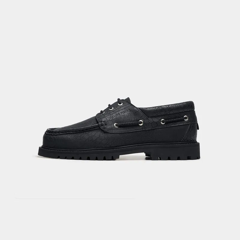 Filling Pieces FP Boatshoe All Black