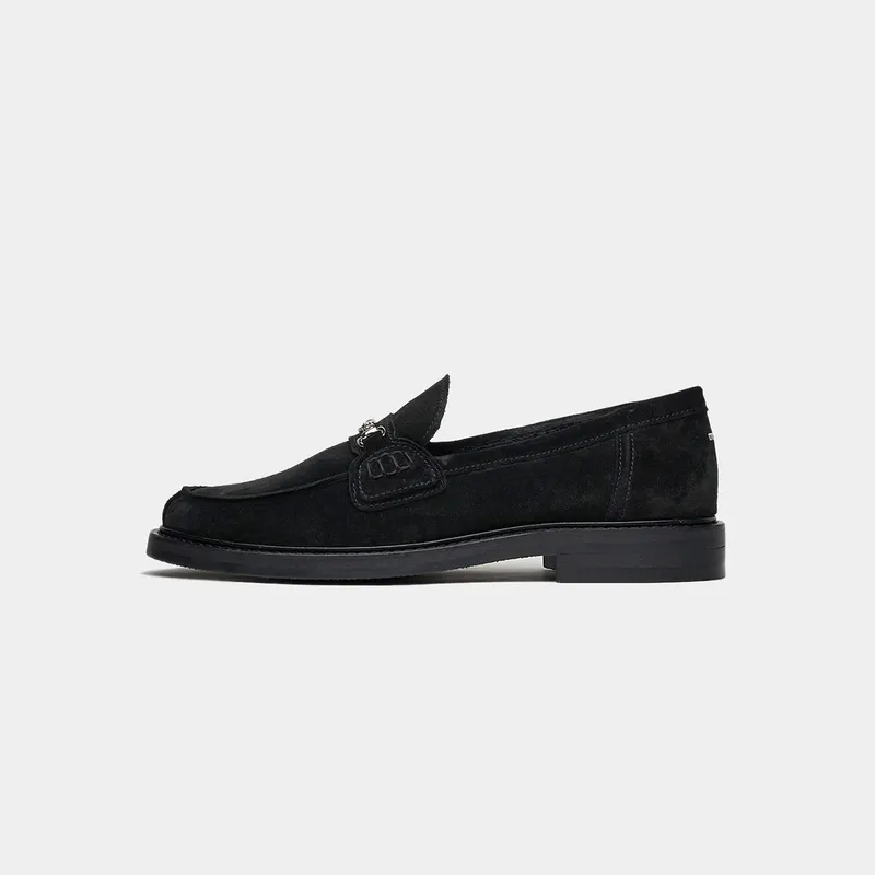 Filling Pieces Loafer Suede Black